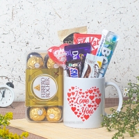 Love You More Gift Mug With Ferrero